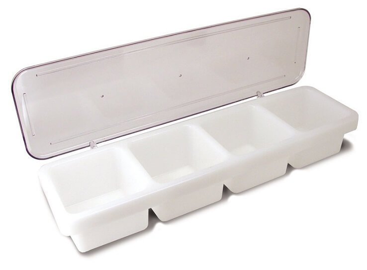 White polypropylene accessory boxes -1464 204