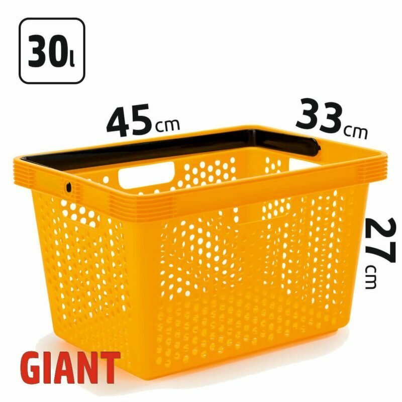 30l shopping bags GIANT, yellow color