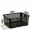 12l perforated baskets RONDO, 385x285x160mm