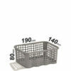 1,5l perforated baskets RONDO, 190x140x80mm