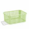 1,5l green perforated baskets RONDO, 190x140x80mm