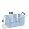 6l perforated baskets RONDO, 285x210x135mm