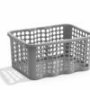 6l gray perforated baskets RONDO, 285x210x135mm