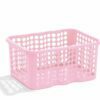 6l pink perforated baskets RONDO, 285x210x135mm
