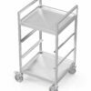 Carts for 2 bags with 2 shelves