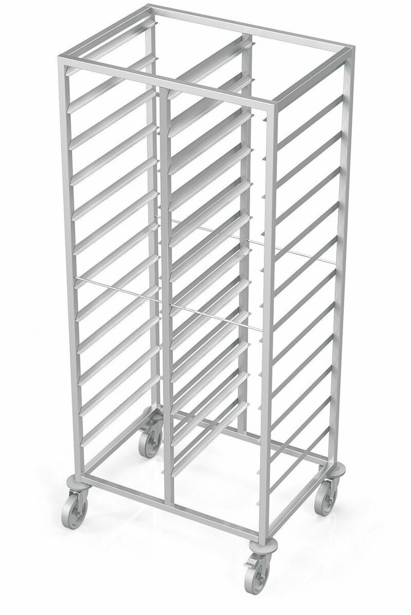Double trolleys for GN1/1 dishes, 24-36 units