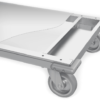 Reinforced stainless steel platform carts