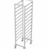 Stainless steel trolleys for GN containers