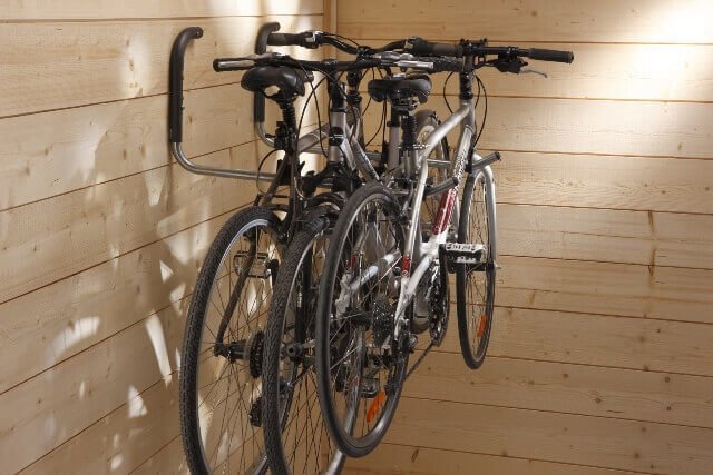 Support pliable de 75 cm pour trois vélos