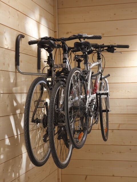 Zusammenklappbarer 75-cm-Halter für drei Fahrräder
