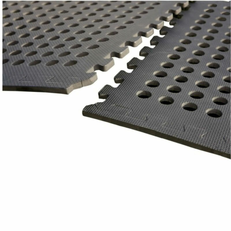 Perforated foam mats