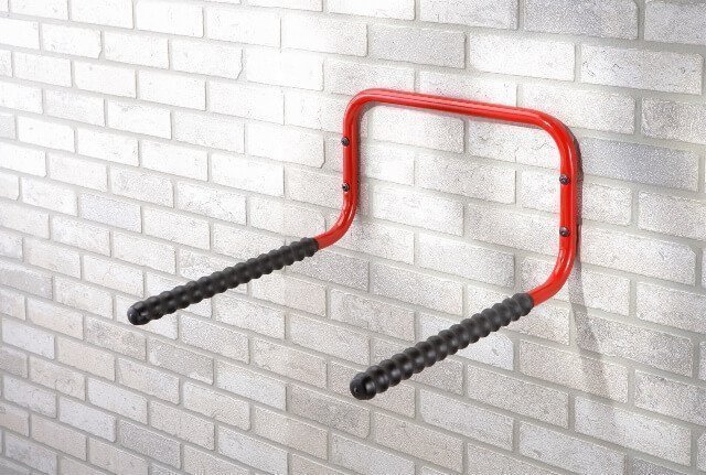 Wall-mounted holder for two bicycles