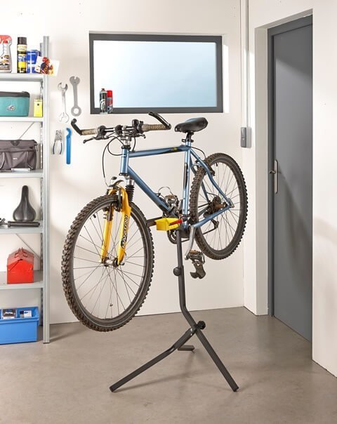 Stanowisko do naprawy rowerów