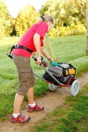 Stroller for walking trips