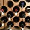 Supports de raccordement en polystyrène pour bouteilles de vin MOTB229V
