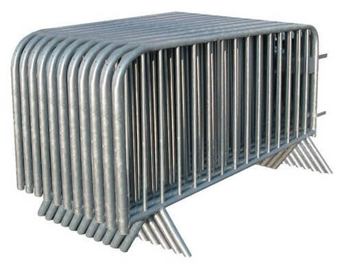 Easy to build galvanized steel barriers