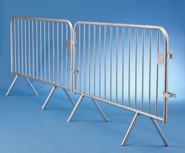 Easy to build galvanized steel barriers
