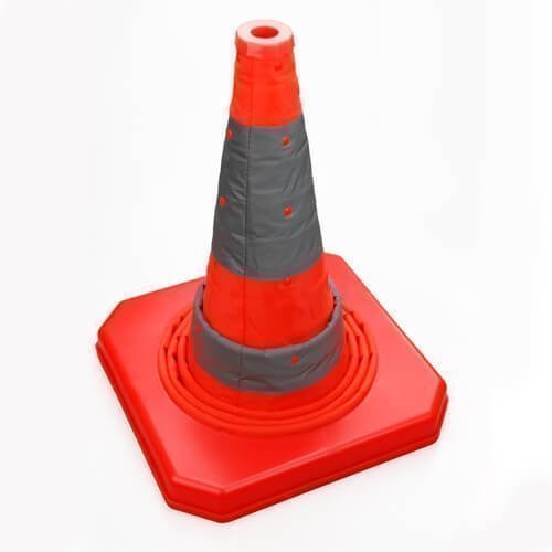 The signal cone is compressed