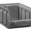 Boîte en plastique 1l Bull2, gris (gris) 105x167x82mm