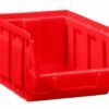 Pudełko plastikowe 1l Bull2, czerwone (rosso) 105x167x82mm
