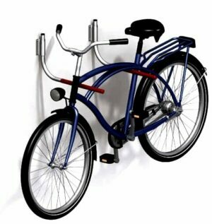 Zusammenklappbarer Fahrradträger für zwei Fahrräder
