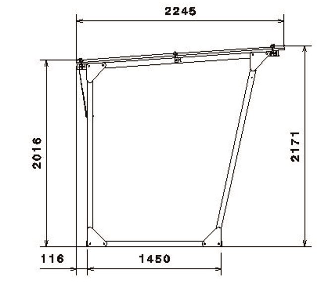 Roof dimensions