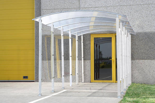 Canopies to cover passages
