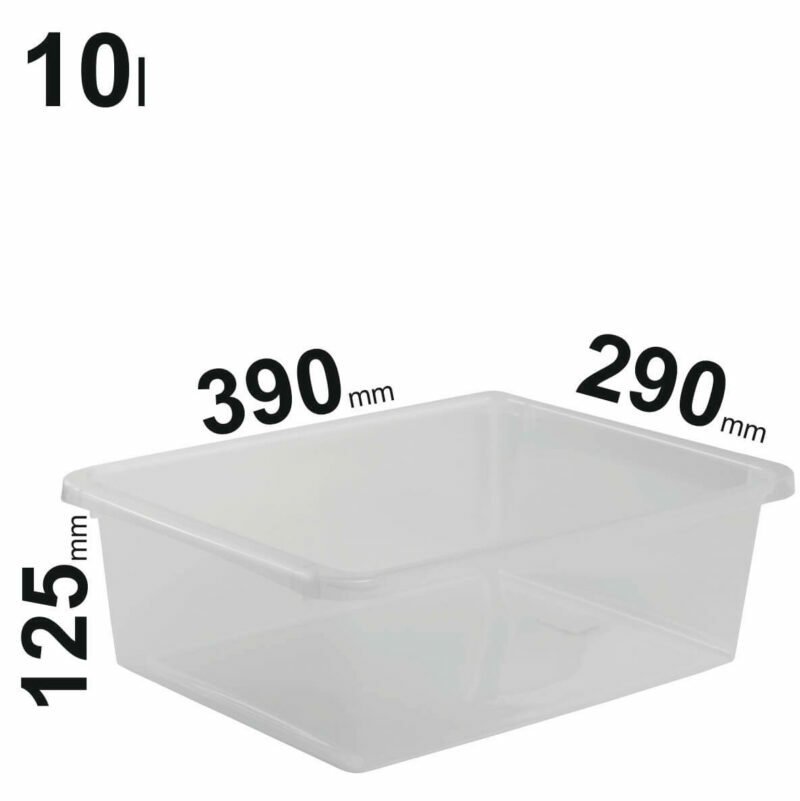 Boîtes de rangement transparentes Store LT 10l 390x290x125mm, 78100500