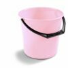 10l capacity, pink polypropylene bucket Ø275x265mm