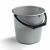 10l capacity, silver polypropylene bucket Ø275x265mm