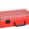 Suitcases LINCE 330, red color 440x330x100mm