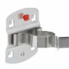 Holder with large terminals, aluminum color 4043001101