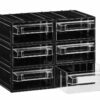 Plastic drawers PUMA203, transparent, 234x148x175mm