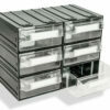 Plastic drawers PUMA203, transparent, 234x148x175mm