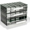 Plastic drawers PUMA204, transparent, 234x148x175mm