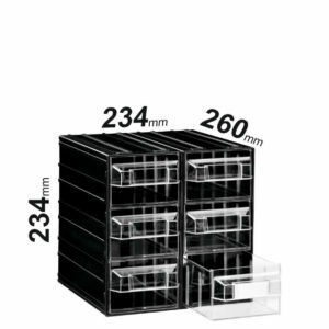 Plastic drawers PUMA206, 234x260x234mm
