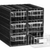 Plastic drawers PUMA206, transparent, 234x260x234mm