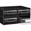 Plastic drawers PUMA208, transparent, 468x370x234mm