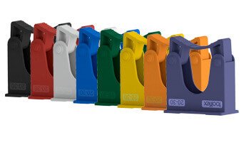 Tool holders in various colors