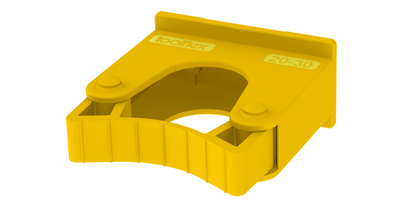 Toolflex-Halter 20-30 mm, gelb