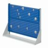 Single-sided stands with perforated blue walls 7002.00.0116