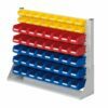 Стелажі односторонні зі стінками для кріплення пластикових ящиків 700203.0213