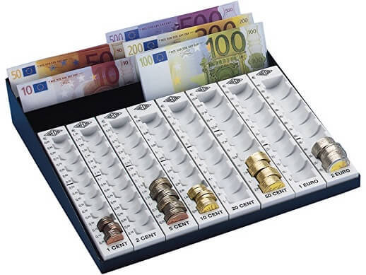 Étuis - calculatrices pour euros métalliques
