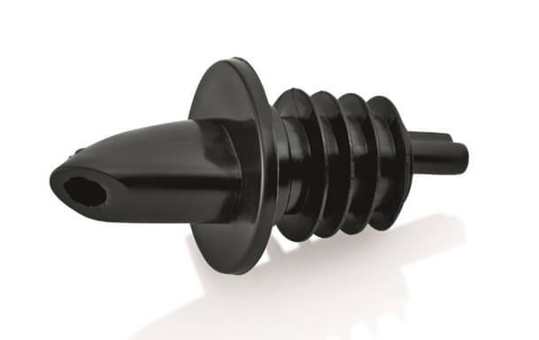 Black plastic funnel 3204 002