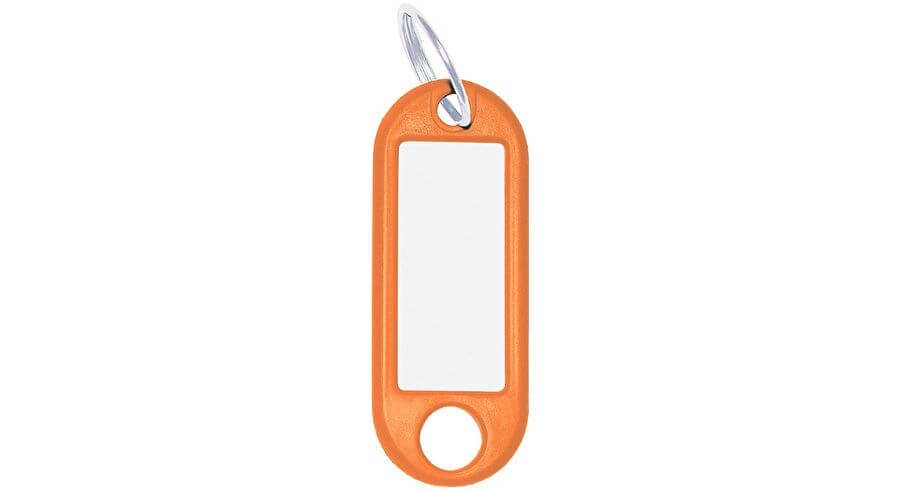 Orange key ring with 18mm ring 262_801806