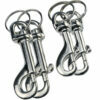 Clip-on carabiners for keys
