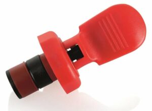 Press-on bottle stopper, red 1580006