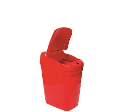 20l plastikinė šiukšlių dėžė, raudona DZT-20-1 MED