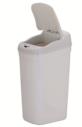 Kosz na śmieci plastikowy 27l, kolor biały DZT-27-1 MED 4