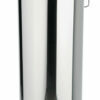 30l stainless steel fire-extinguishing trash cans with pedal-opening lid